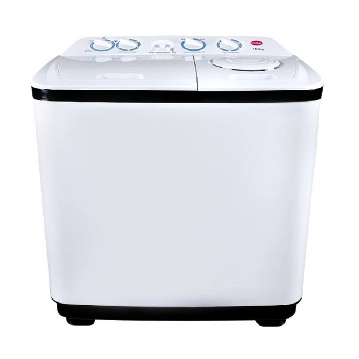 ماشین لباسشویی دوقلو 9/6 کیلویی کرال مدل TTW 96504