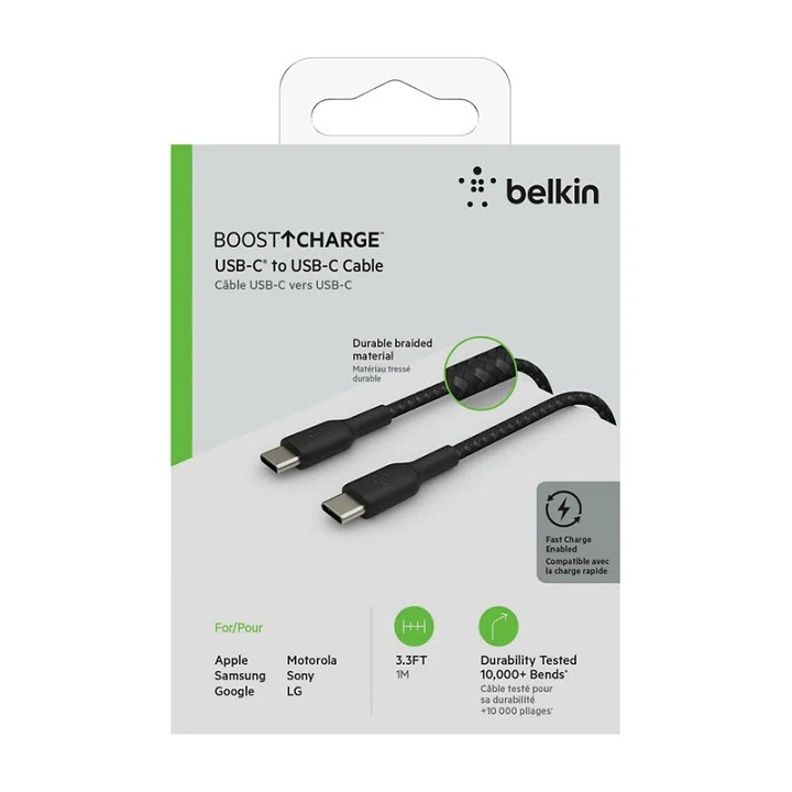 کابل USB-C  بلکین مدل CAB004bt1MBK طول 1 متر
