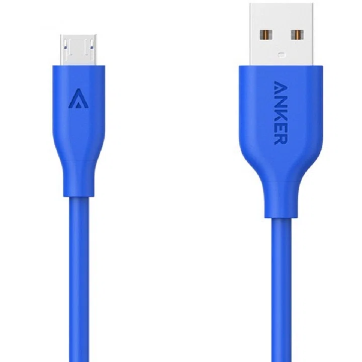 کابل تبدیل USB به microUSB انکر مدل A8132 PowerLine طول 0.9 متر
