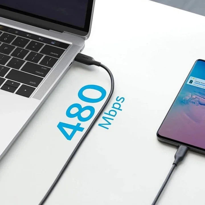 کابل USB-C انکر مدل A 8856 طول 1.8 متر