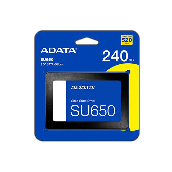 حافظه ssd ای دیتا SU650 ظرفیت 240 گیگابایت