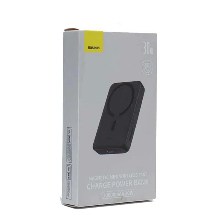 پاوربانک بیسوس مدل magnetic mini 30W ظرفیت 10000 میلی آمپر ساعت