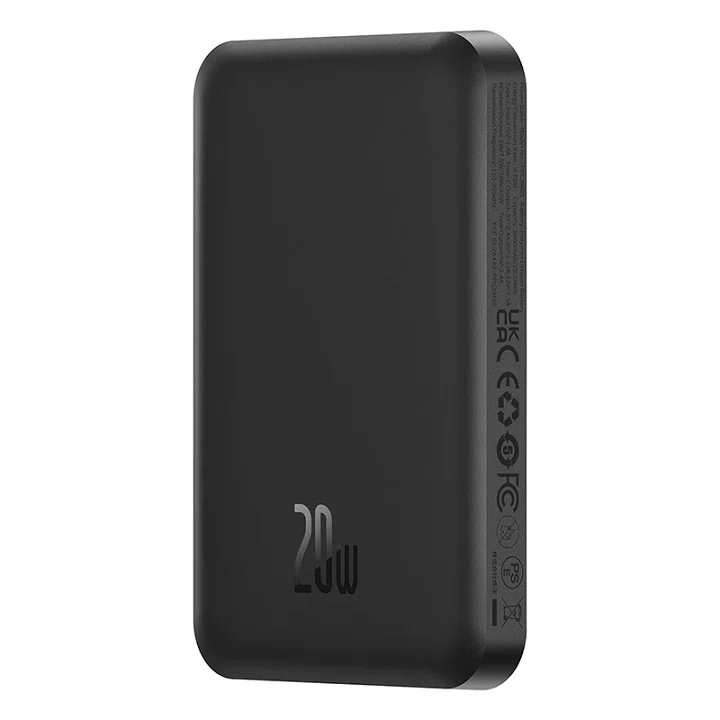 پاوربانک باسئوس مدل Magnetic Mini (Slim and Compact) ظرفیت 5000 میلی آمپر ساعت