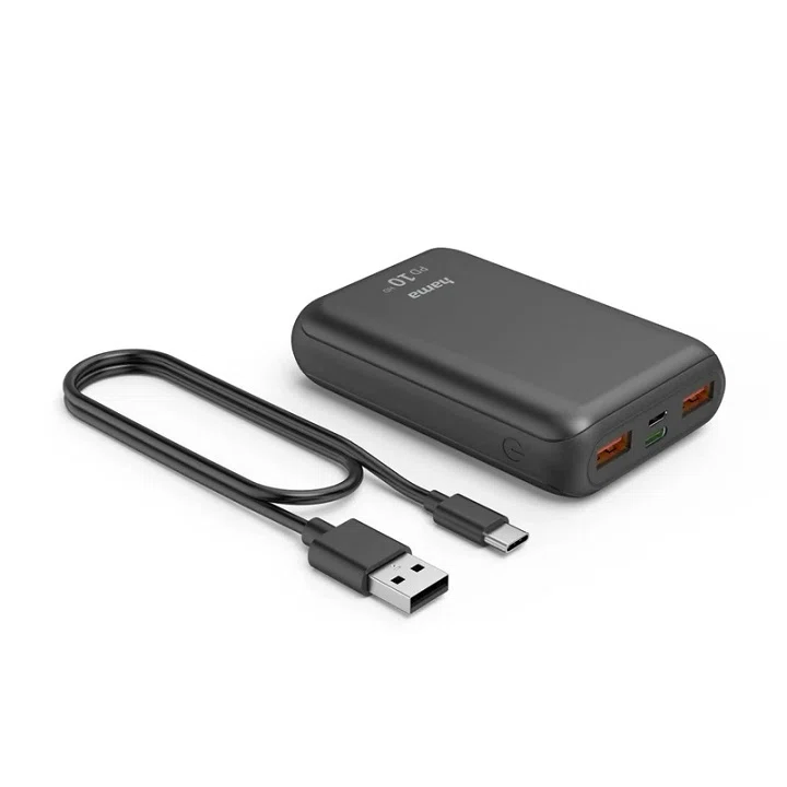 پاوربانک هاما مدل PD10-HD-187261 ظرفیت 10000 میلی‌آمپرساعت