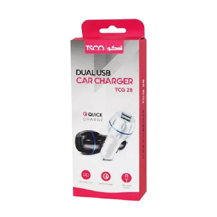 شارژر فندکی تسکو مدل TSCO TCG 28