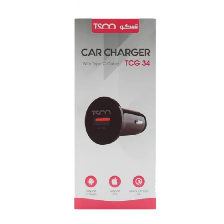 شارژر فندکی تسکو مدل TSCO TCG 34