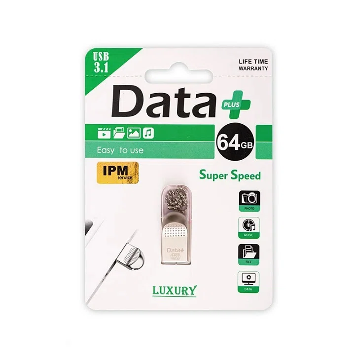 فلش مموری 64 گیگابایت دیتا پلاس مدل Luxury USB3.1