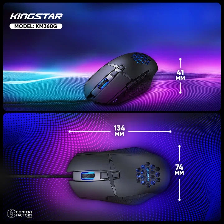 ماوس گیمینگ باسیم کینگ استار مدل KM360G