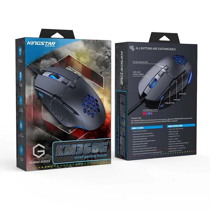 ماوس گیمینگ باسیم کینگ استار مدل KM360G