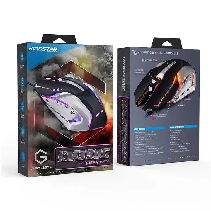 ماوس گیمینگ باسیم  کینگ استار مدل KM390G