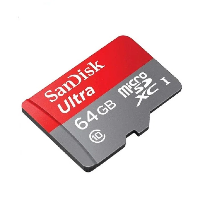 کارت حافظه  64 گیگابایت microSDHC سن دیسک مدل Ultra کلاس 10 استاندارد UHS-I U1 سرعت 120MBps