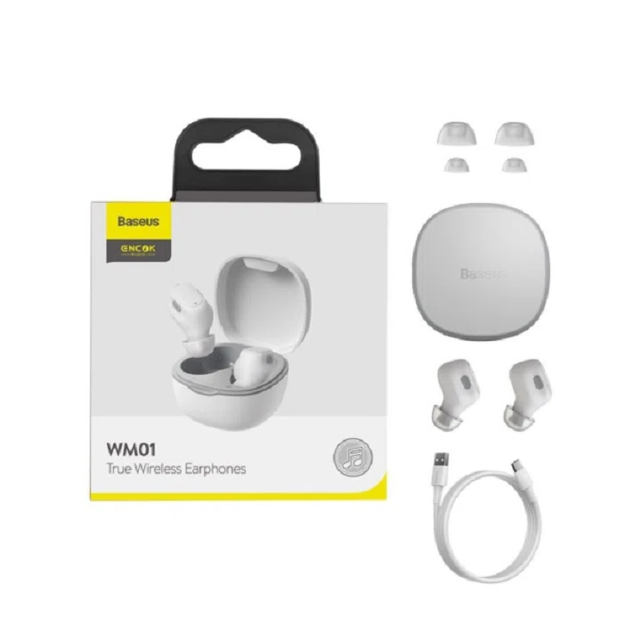 هدفون بی سیم بیسوس مدل Baseus Encok WM01 True Wireless Earphones NGTW240002
