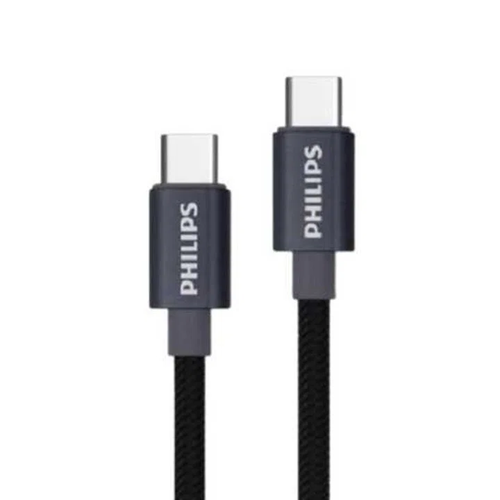 کابل تبدیل usb-c به usb-c فیلیپس مدل dlc5533 طول 1 متر