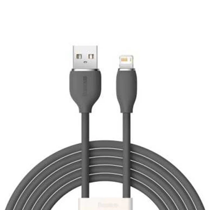 کابل تبدیل usb به lightning بیسوس مدل jelly liquid silica gel cagd0000 طول 1.2 متر