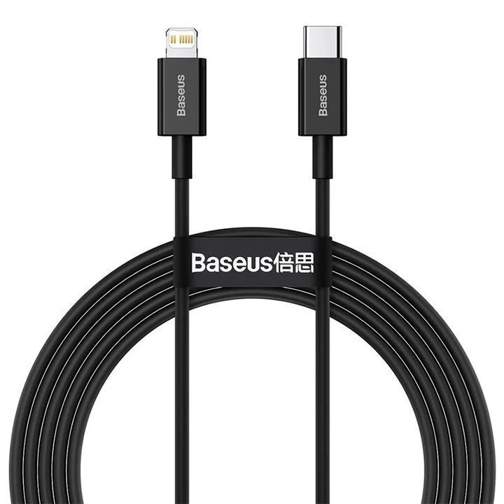 کابل تبدیل USB-C به لایتنینگ بیسوس مدل SUPERIOR SERIES CATLYS-A طول 1 متر