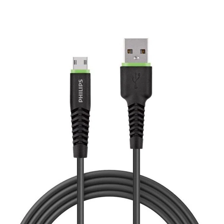 کابل تبدیل USB به MicroUSB فیلیپس مدل DLC1530U طول 1.2 متر