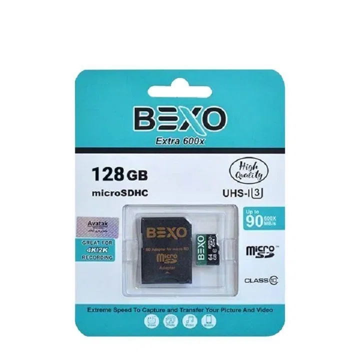 کارت حافظه 128 گیگابایت بکسو مدل MicroSD-ADP UHS-I U3