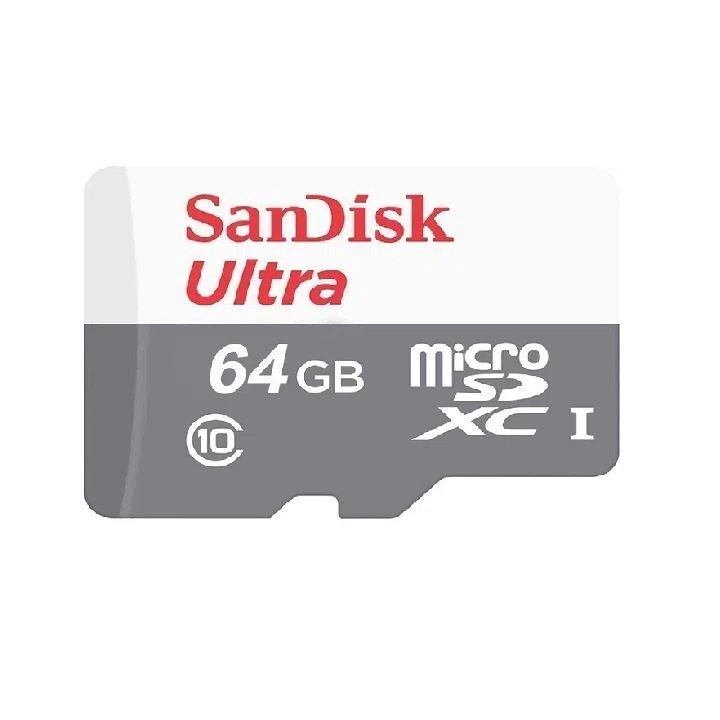 کارت حافظه 64 گیگابایتی microSDHC سن دیسک مدل Ultra کلاس 10 استاندارد UHS-I سرعت 100MBps