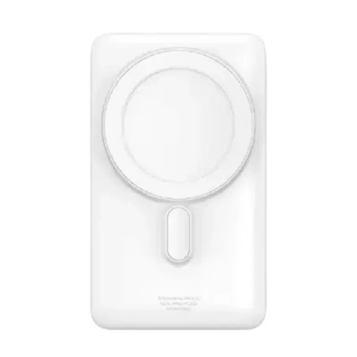 پاور بانک مغناطیسی بیسوس 20 واتی مدل Baseus Magnetic Bracket Wireless Fast Charge PPCX0002 ظرفیت 10000 میلی آمپر ساعت