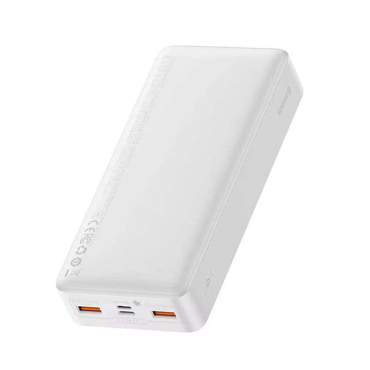 پاوربانک فست شارژ تایپ سی و یو اس بی 20 وات 20000 بیسوس با کابل میکرو یو اس بی 25 سانتی‌متری PPBD050302