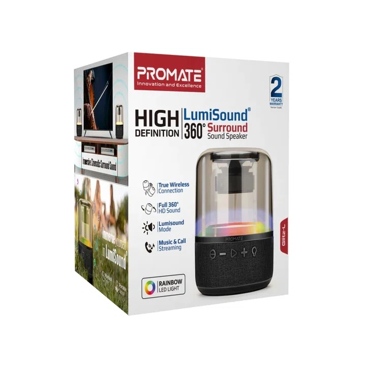 اسپیکر بلوتوثی قابل حمل پرومیت مدل Promate GLITZ-L