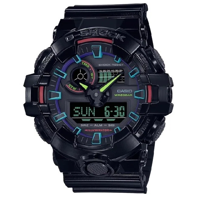 ساعت مچی مردانه کاسیو G-SHOCK مدل GA-700RGB-1ADR