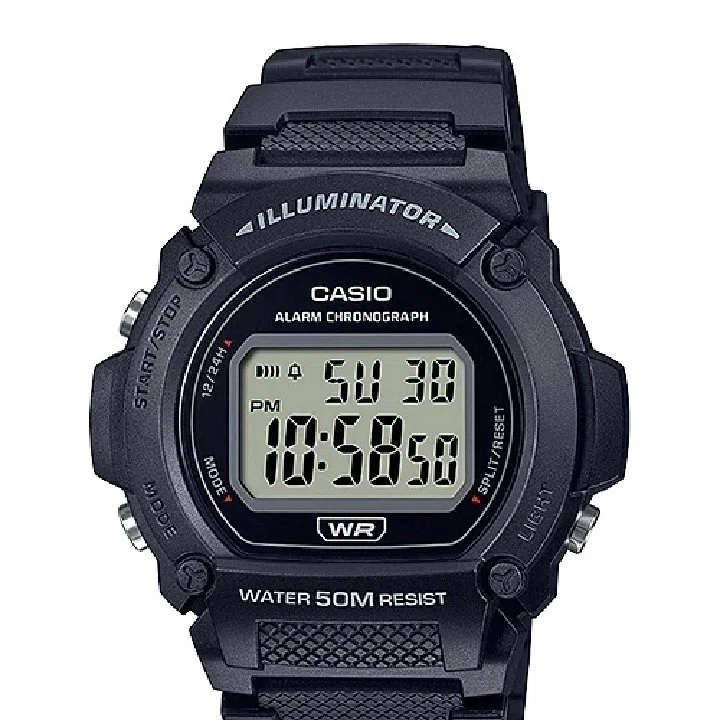 ساعت مچی کاسیو مدل CASIO-W-219H-1A