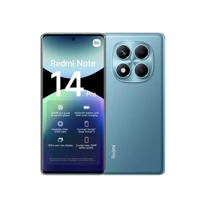 گوشی موبایل شیائومی Redmi Note 14 pro 4G ظرفیت 256 رم 8 گیگابایت (پک گلوبال)