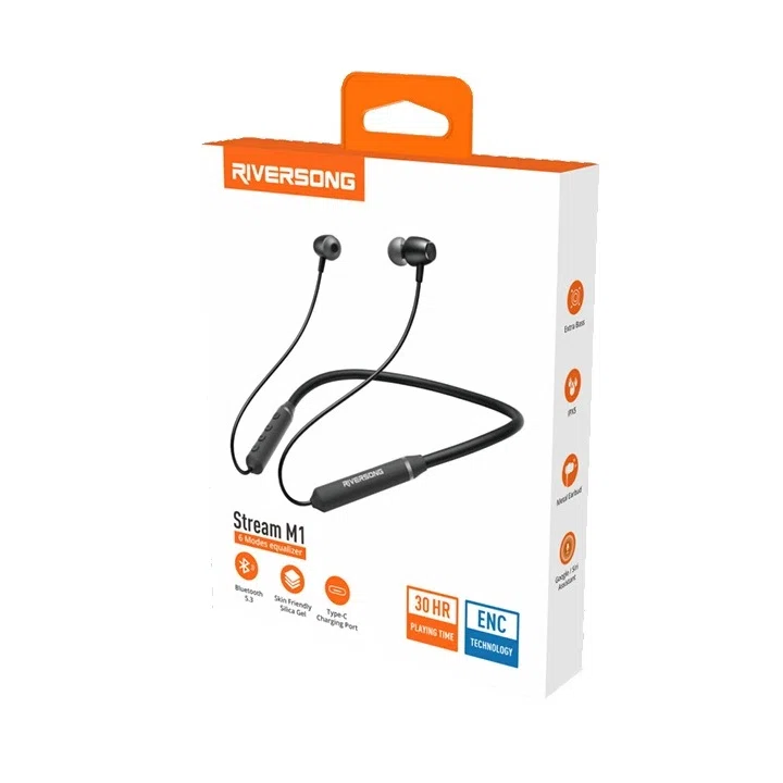 هندزفری گردنی ریورسانگ مدل Riversong Stream M1 EA512