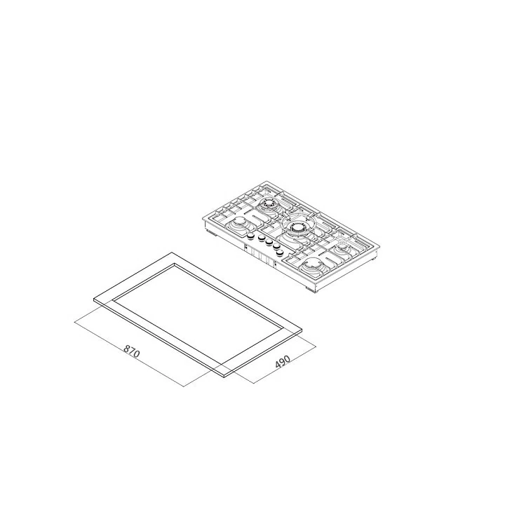 اجاق گاز رومیزی کن مدل POLARIS-I