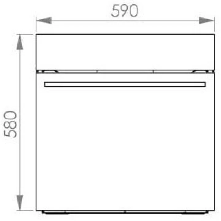 فر توکار کن مدل E6503 برقی