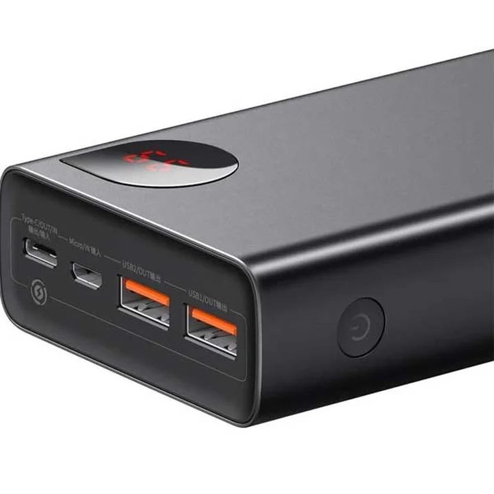 پاوربانک 20000 میلی‌آمپر 65W بیسوس مدل Baseus Adaman PPIMDA Digital Display PPIMDA-D