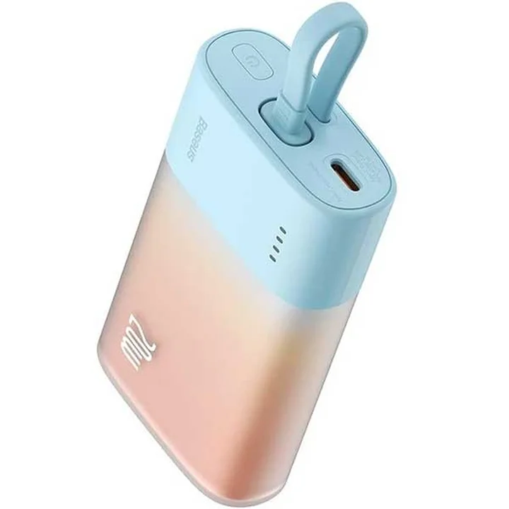پاوربانک 5200 میلی آمپر باسئوس 20 وات مدل Baseus Popsicle Fast Charging Power Bank IP Edition