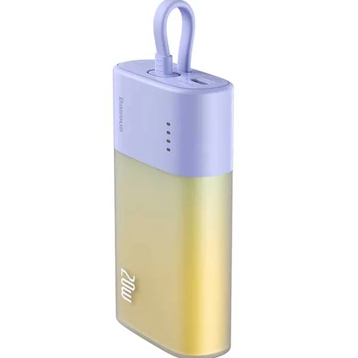 پاوربانک 5200 میلی آمپر باسئوس 20 وات مدل Baseus Popsicle Fast Charging Power Bank IP Edition