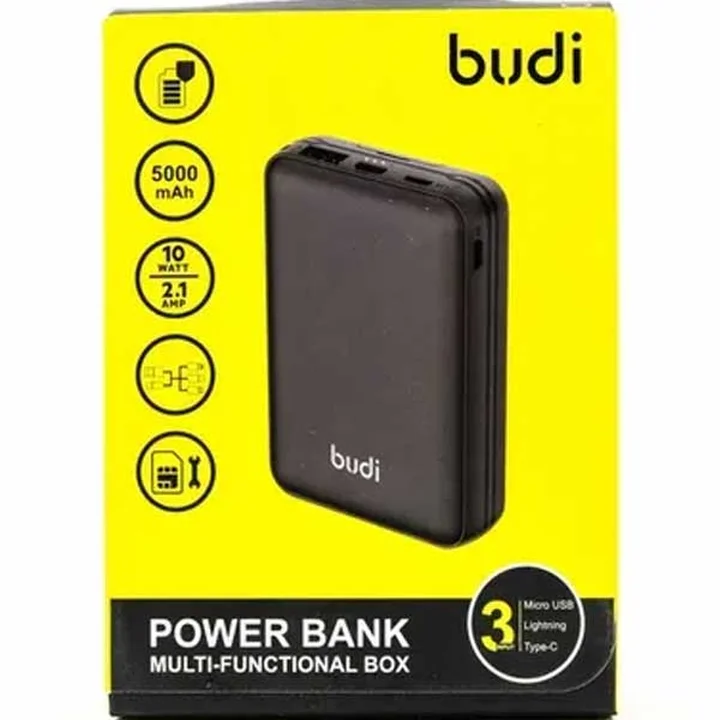 پاوربانک بودی 5000 میلی آمپر 10 وات مدل Budi PB515PB
