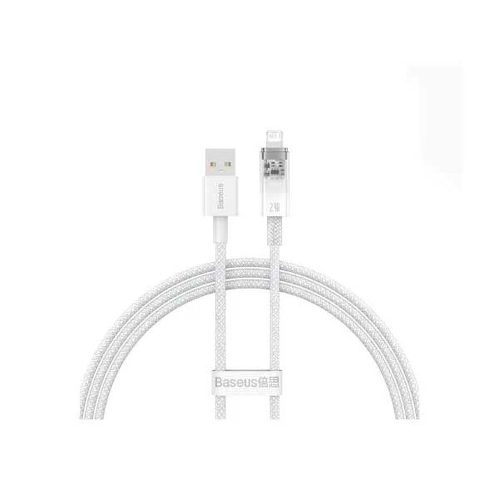 کابل تبدیل USB به لایتنینگ بیسوس مدل  Explorer Series With Smart Temperature Control طول 2 متر