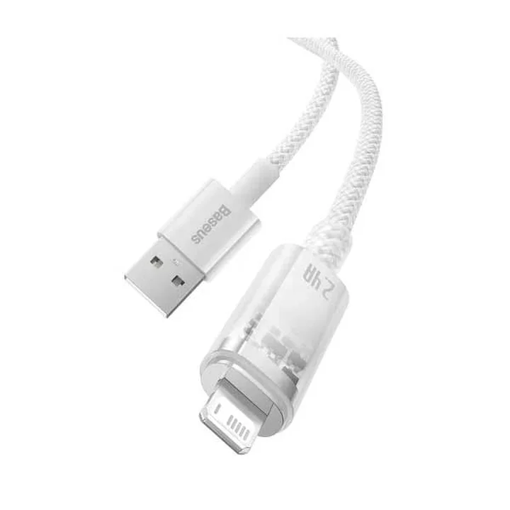 کابل تبدیل USB به لایتنینگ بیسوس مدل  Explorer Series With Smart Temperature Control طول 2 متر