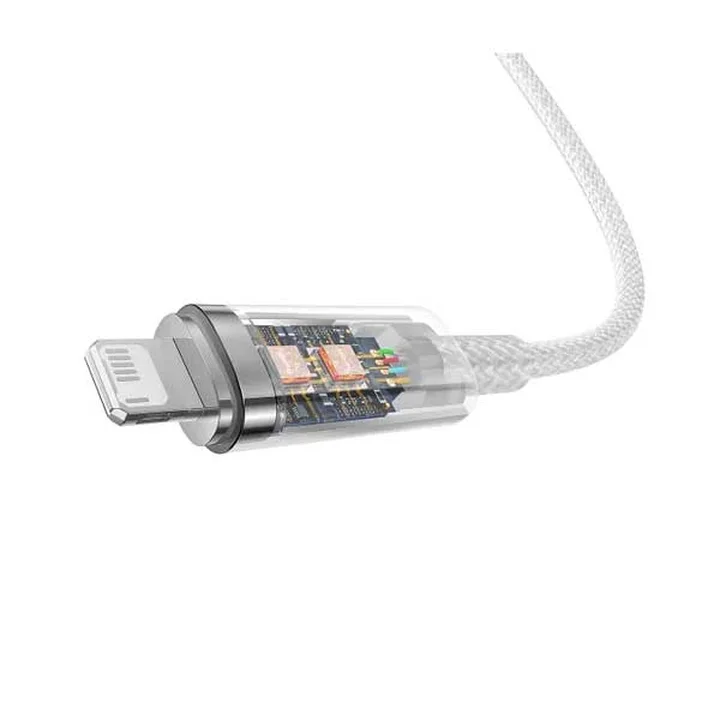 کابل تبدیل USB به لایتنینگ بیسوس مدل  Explorer Series With Smart Temperature Control طول 2 متر