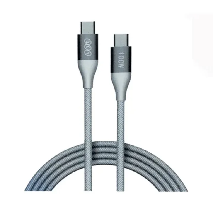کابل شارژ کنفی USB-C به USB-C کیو سی وای مدل QCY DC22
