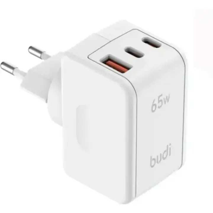 شارژر دیواری 65 وات بودی مدل Budi AC352EW