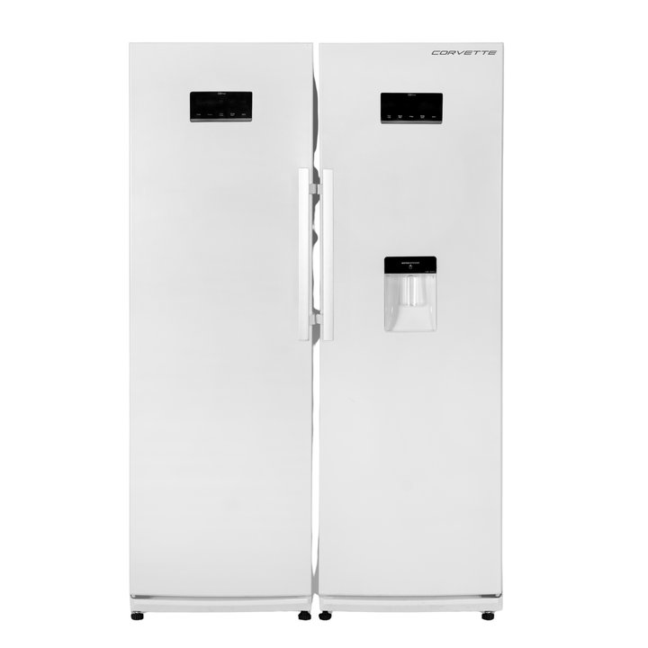 یخچال فریزر دو قلو کوروت مدل کوارتز CRV-RSP24-FSP24-i-24 برد افقی