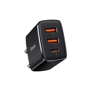 شارژر دیواری ۳۰ واتی باسئوس مدل 2U+C CCXJ-E01