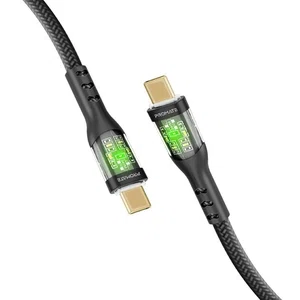 کابل USB-C به USB-C شارژ سریع پرومیت مدل TRANSLINE-CC.BLACK